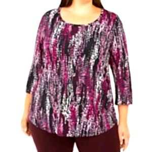 peplum top with train